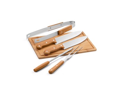5-dijelni set za roštilj s daskom za rezanje