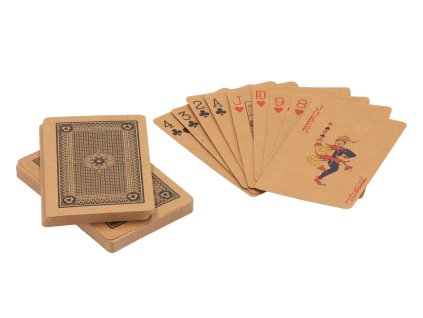 Špil karata od recikliranog papira