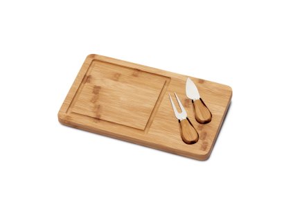 Daska od bambusa za sir s 2 noža