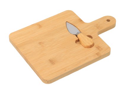 Daska za rezanje od bambusa s drškom i nožem