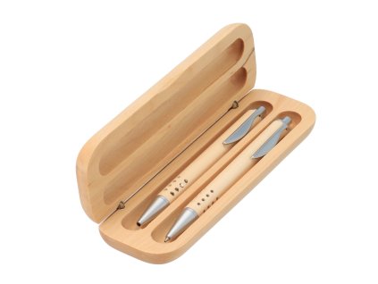 Poklon set za pisanje u drvenoj kutiji