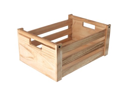 Drvena gajba prirodna 36 x 26 x 16 cm