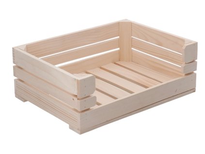 Otvorena drvena gajba 42 x 30 x 15 cm