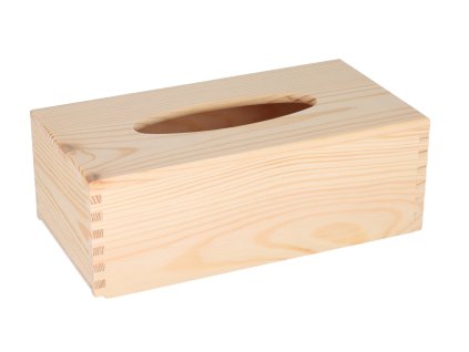 Drvena kutija za papirnate maramice s dnom na izvlačenje II