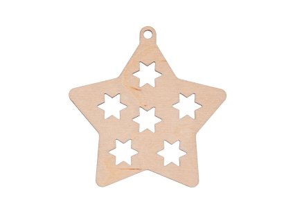 5211 1 drevena vanocni ozdoba hvezda