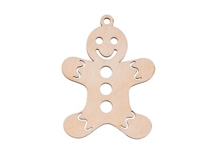 Drveni božićni ukras - medenjak