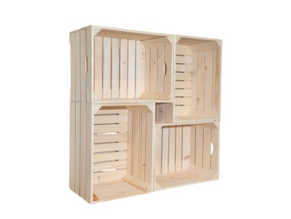 Drveni sanduci biblioteka 100 x 100 x 24 cm