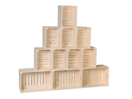 Drveni sanduci biblioteka 180 x 160 x 24 cm