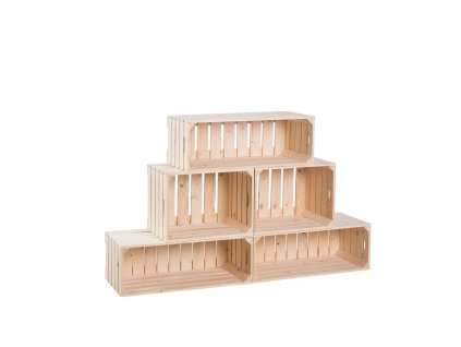 Drveni sanduci biblioteka 74 x 120 x 30 cm