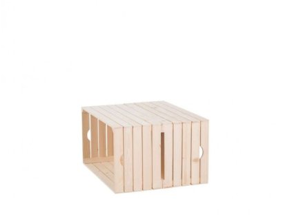 Drveni sanduci stolić za kavu 39 x 60 x 60 cm