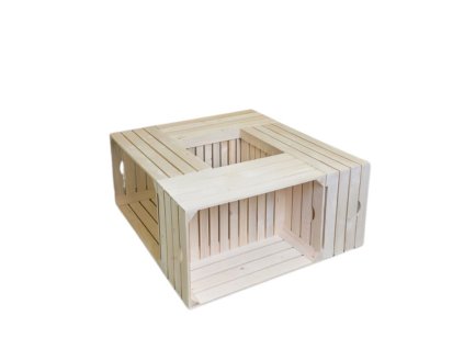 Drveni sanduci stolić za kavu 84 x 39 x 84 cm