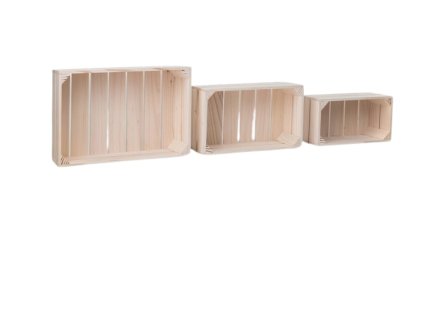 Drveni sanduci polica smreka