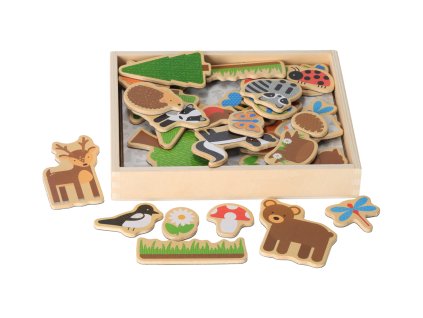 Drveni magneti šumske životinje