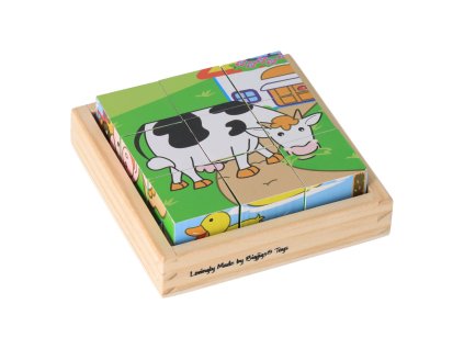 Drvene kocke sa slikama - životinje