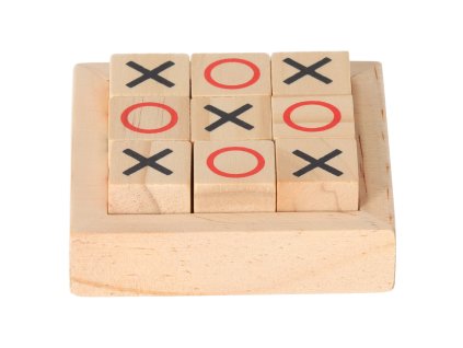 Drveni iks-oks u kockama