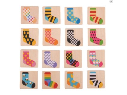 Drvena igra memorije čarape