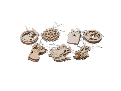 Drvena božićna dekoracija 35 kom.