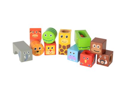 Drvene zvučne kocke - Savana