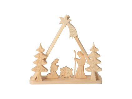 Drvene jaslice za Božić II velike