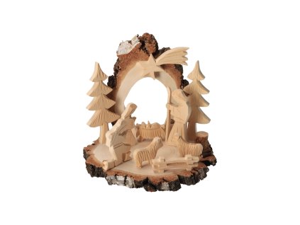 Drvene jaslice za Božić s korom XXIX