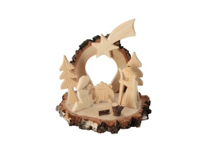 Drvene jaslice za Božić s korom XXV