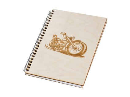 Drveni blok A5 - motocikl