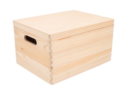 Drvena kutija s poklopcem 40 x 30 x 23 cm