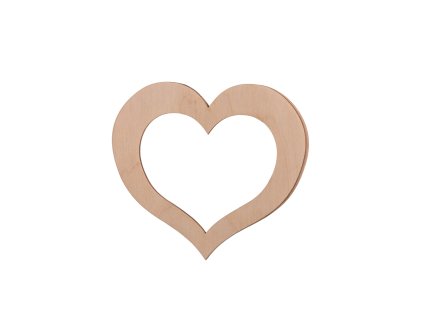 Drveni okvir za slike srce