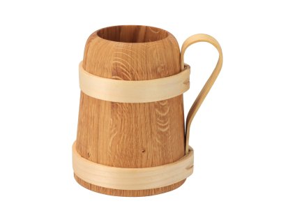 Drvena krigla - s užim gornjim rubom