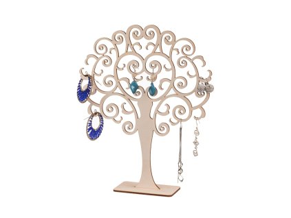 Drveno okruglo drvce za nakit