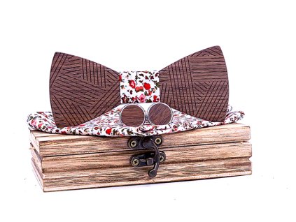 Drvena leptir mašna XIII