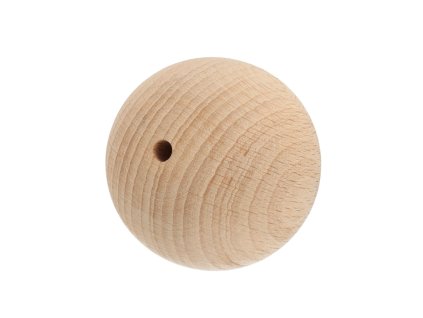 Drvena perla za nizanje 5 cm