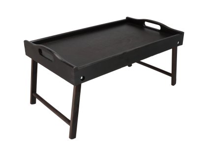 Drveni poslužavnik za krevet 50x30 cm tamni