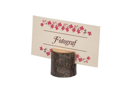 Drveni stalak za pločice s imenom