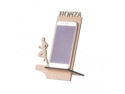 Drveni stalak za mobitel sa vlastitim motivom