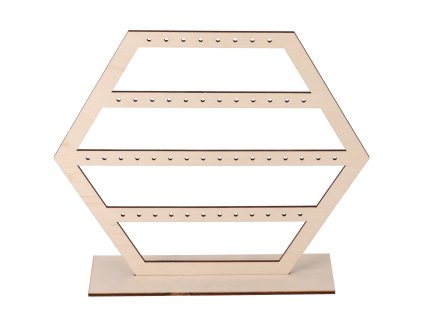 Drveni stalak za nakit