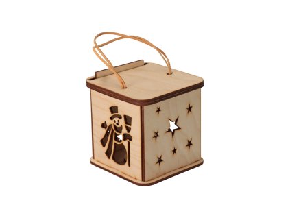 Drveni svijetleći lampion