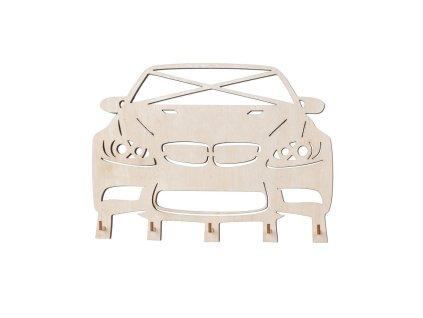 Drvena vješalica za ključeve - auto