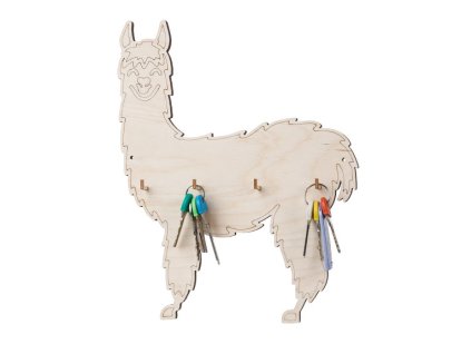 Drvena vješalica za ključeve - lama