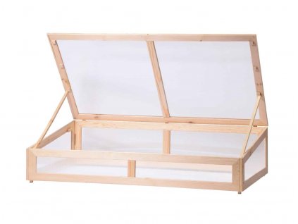 Drveni podignuta gredica s krovom 126 x 67 x 31,5 cm