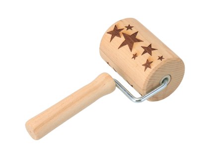 Reljefni jednoručni valjak za tijesto zvjezdice