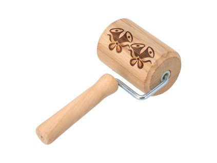 Reljefni jednoručni valjak za tijesto zvončići