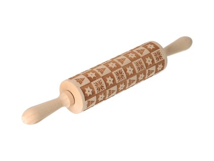 Reljefni valjak za tijesto božićni