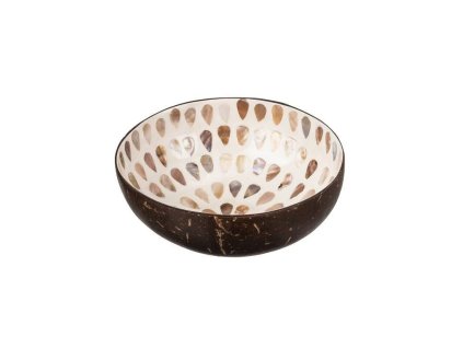 Zdjelica od kokosa s kapljicama