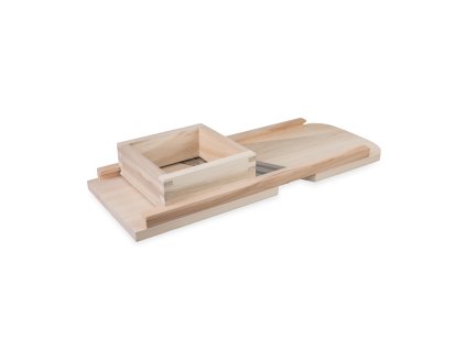 Ribež za kupus s 3 oštrice s okvirom