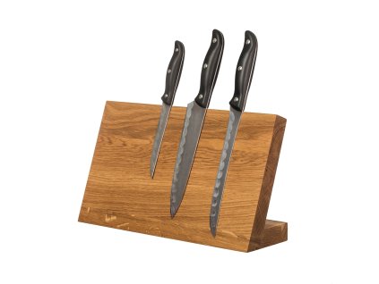 Magnetni hrastov blok za noževe