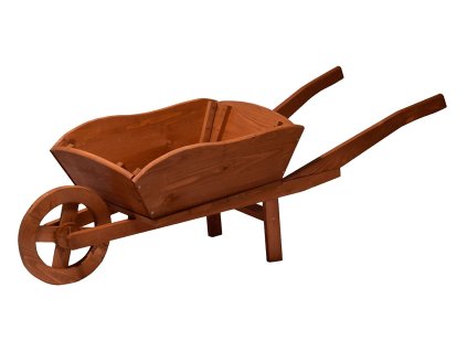 Masivna drvena kolica za cvijeće 130 x 40 x 40 cm