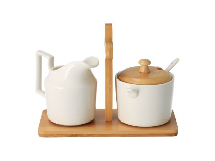 Vrč za mlijeko + posuda za šećer u stalku