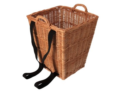 Pleteni koš za leđa četvrtasti mali