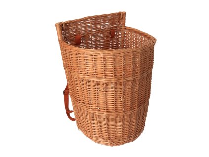 Pleteni koš za leđa zaobljeni